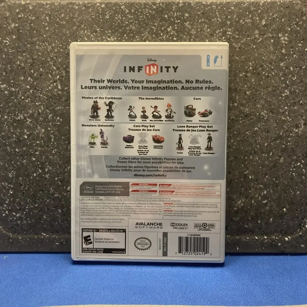 Disney Infinity Nintendo WII Used with Manual.